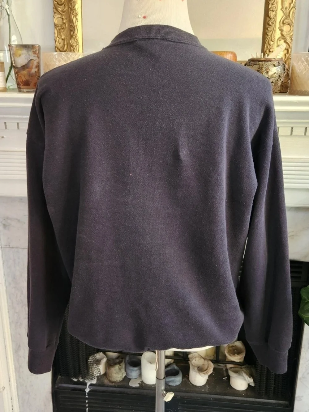 Vintage 80s Black Disney Sweatshirt Sz XL Ohio Mickey Goofy Donald Duck Graphic